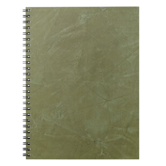 Tuscan Green Faux Finish Notebook (Front)