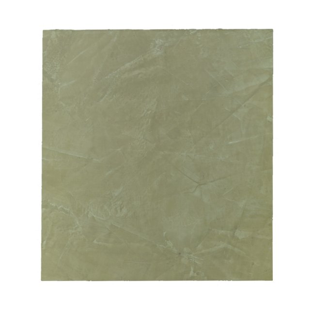 Tuscan Green Faux Finish Notepad (Front)