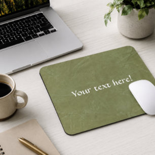 Tuscan Green Textured Mouse Pad