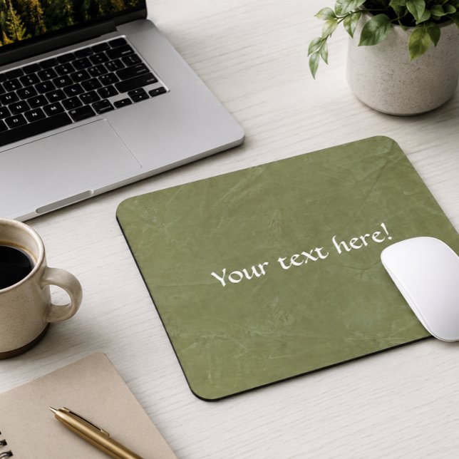 Tuscan Green Textured  Mouse Pad (Creator Uploaded)