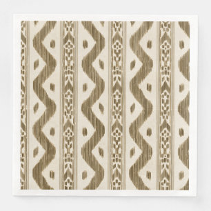 Tuscan Ikat, Woven Table Stripe Napkin