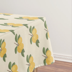 Tuscan Lemon Grove Lemon Branch Tablecloth