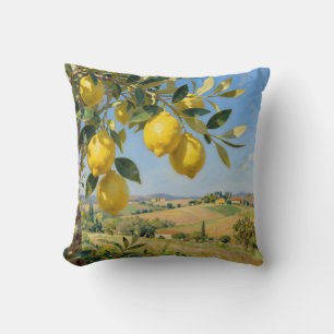 Tuscan Lemon Tree Landscape Cushion