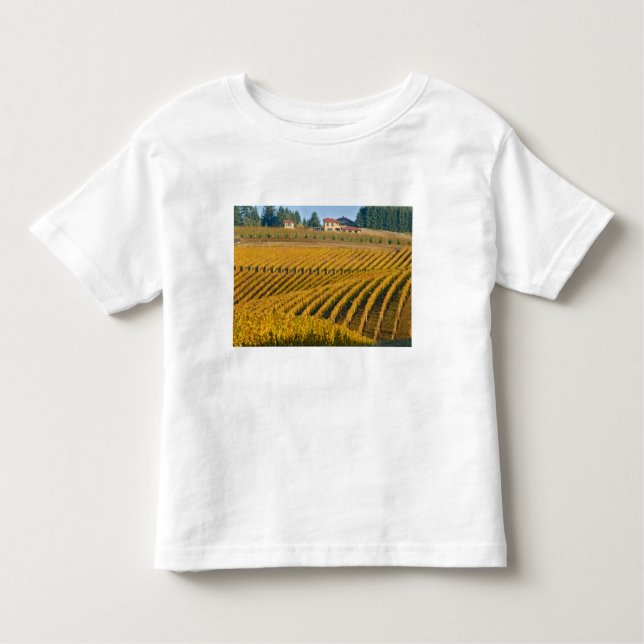 Tuscan-looking Black Walnut Inn above the Toddler T-Shirt (Front)