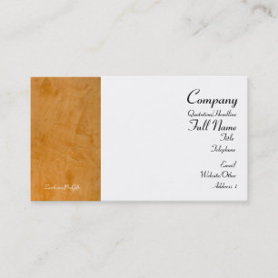 Tuscan Orange Wrapped Business Cards