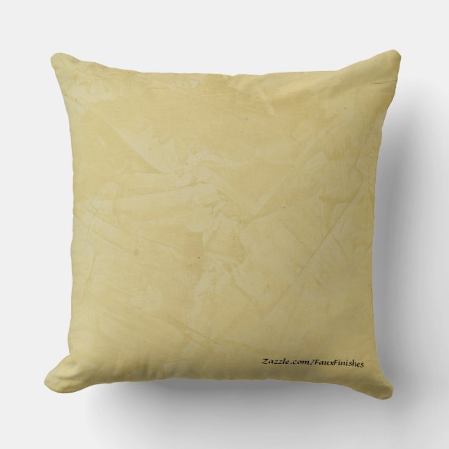 Tuscan Sun Faux Stone Pattern Throw Pillows (Front)