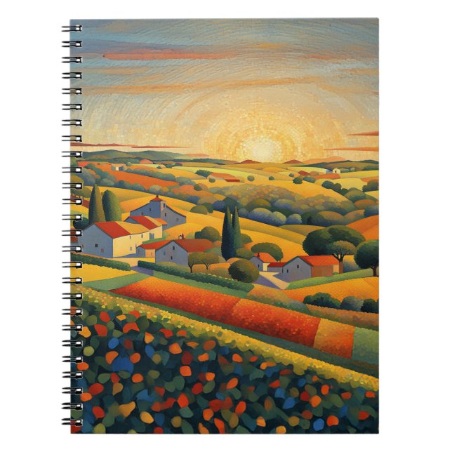 Tuscan Sunrise Notebook (Front)