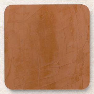 Tuscan Tangerine Faux Finish Coaster