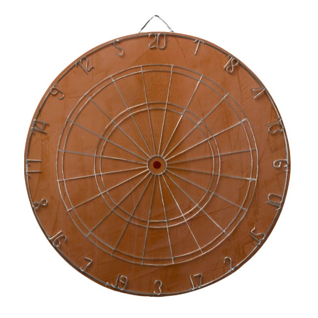 Tuscan Tangerine Faux Finish Dartboard (Front)