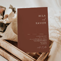 Tuscan Terracotta | Modern Minimal Wedding