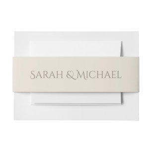 Tuscan Villa Invitation Belly Band