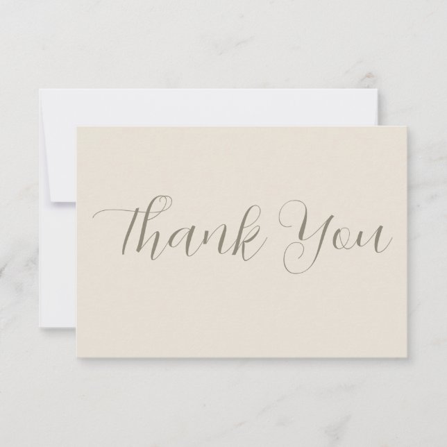 Tuscan Villa Thank You Card (Front)