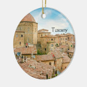 Tuscan Village Tuscany Italy  Ceramic Ornament (Left)