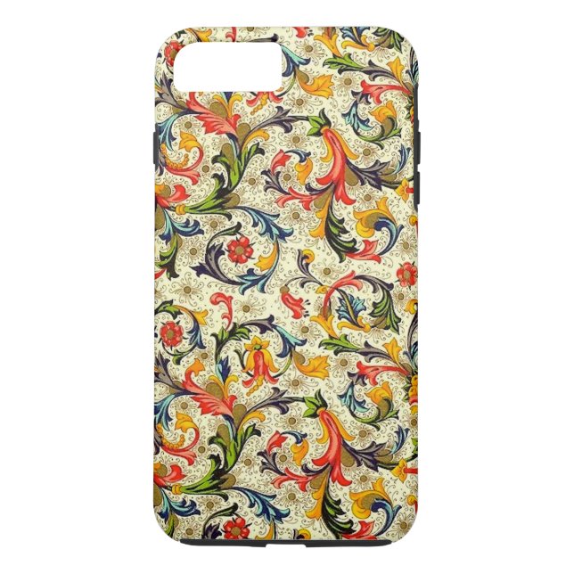 Tuscan Vines iPhone X/8/7 Plus Tough Case (Back)