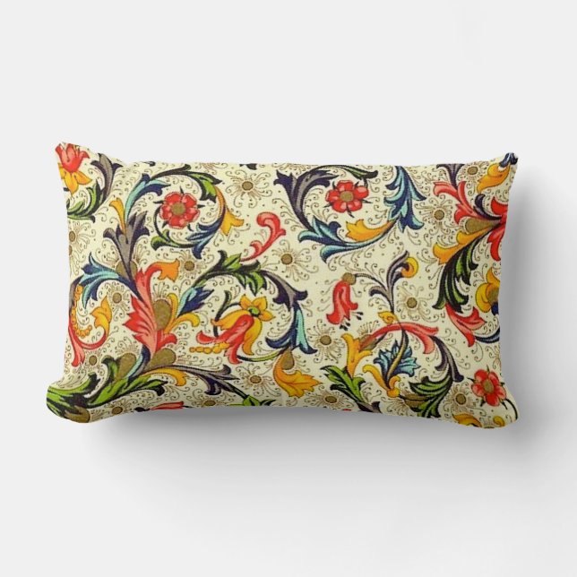 Tuscan Vines Lumbar Pillow (Front)