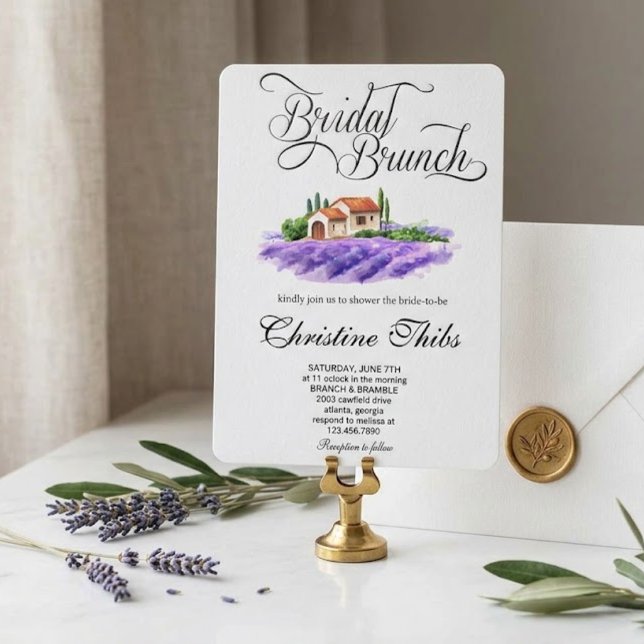 Tuscan Vineyard Bridal Shower Invitation (Creator Uploaded)