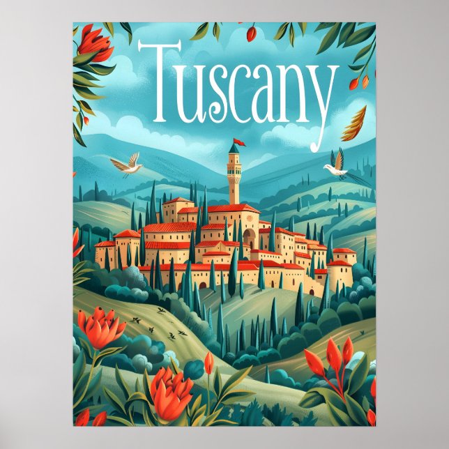 Tuscany art poster (Front)