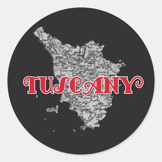 Tuscany Classic Round Sticker (Front)