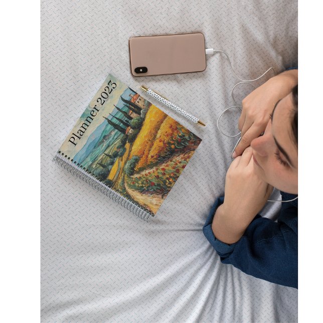 Tuscany countryside Italy van Gogh style Planner (Creator Uploaded)