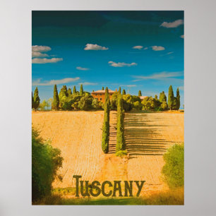 Tuscany Countryside Poster