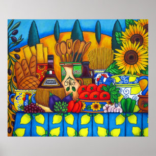 Tuscany Delights Print by Lisa Lorenz