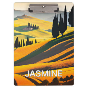 Tuscany Hillside Landscape Clipboard