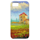 Tuscany HIlside with Poppies