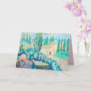 "Tuscany Home" by James Paul Brown Greeting Card