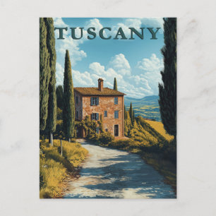 Tuscany, Idyllic Italian Countryside  Postcard