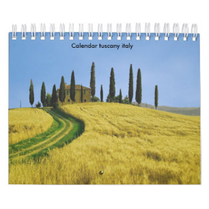 Tuscany Italy calendar