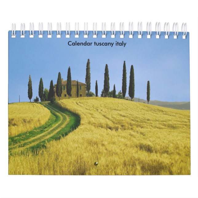 Tuscany Italy calendar (Cover)