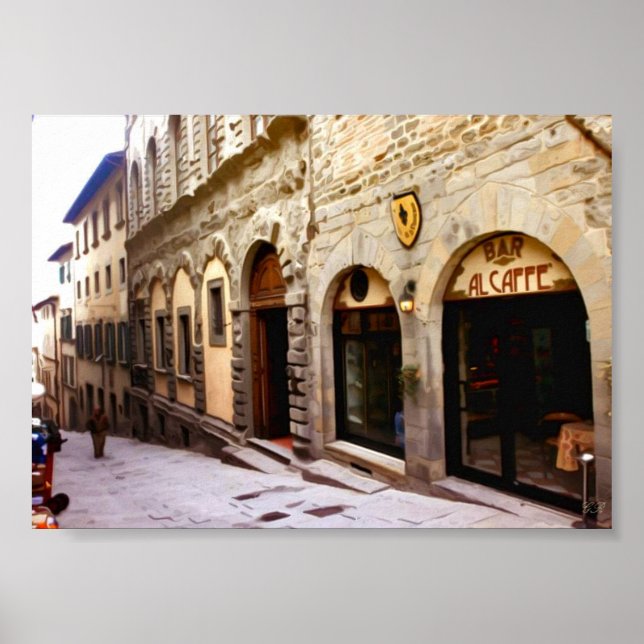 Tuscany. Italy. Cortona. Poster (Front)