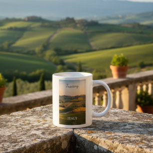 Tuscany Italy Landscape Scenic Large Coffee Mug