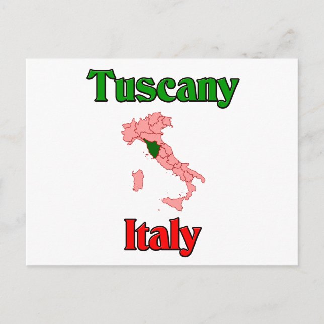 Tuscany Italy Postcard (Front)