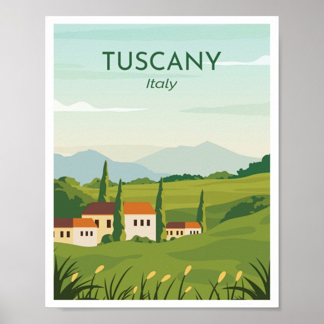Tuscany Italy Poster (Front)