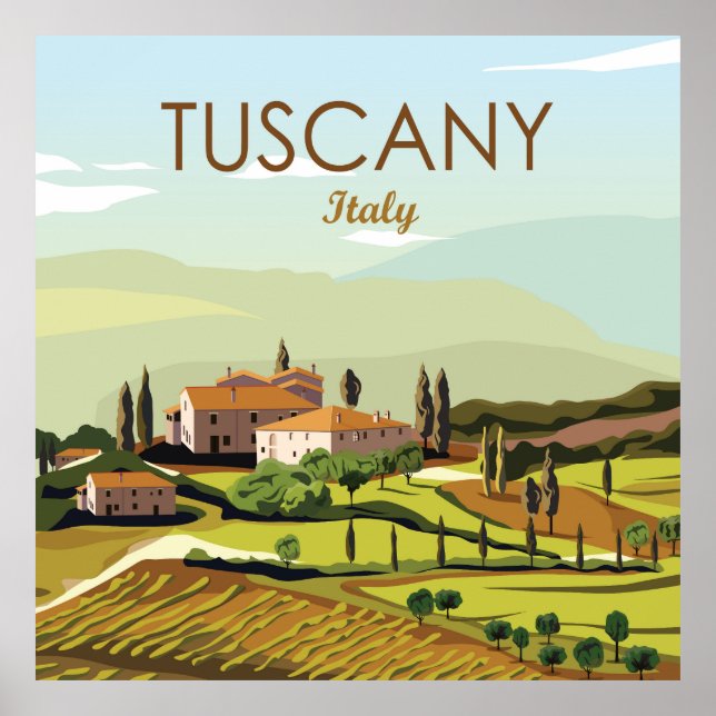 Tuscany Italy Poster (Front)