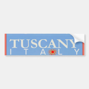 Tuscany Italy Poster Bumper Sticker