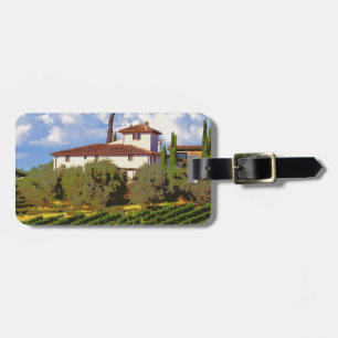 Tuscany Italy Poster Luggage Tag