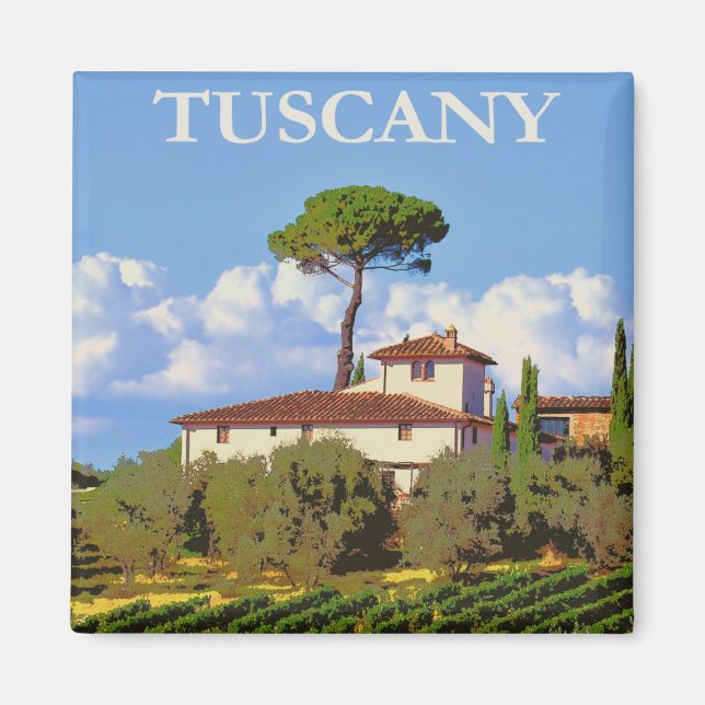 Tuscany Italy Poster Magnet (Front)