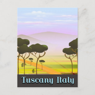 Tuscany Italy travel landscape. Postcard