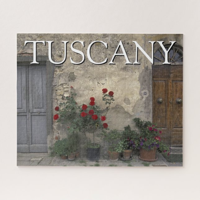Tuscany, Italy | Tuscan Doorway Jigsaw Puzzle (Horizontal)