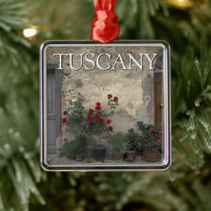 Tuscany, Italy   Tuscan Doorway Metal Ornament