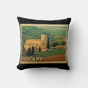 Tuscany Italy Vintage Travel Cushion