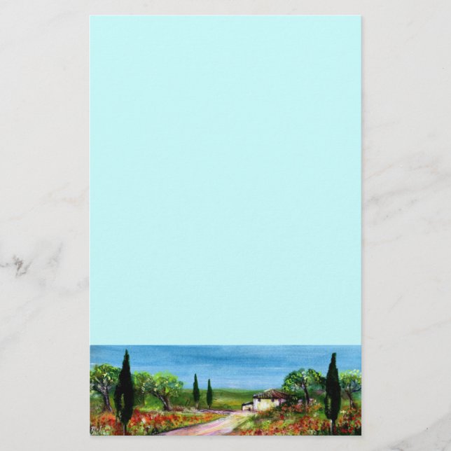 TUSCANY LANDSCAPE 4 STATIONERY (Front)