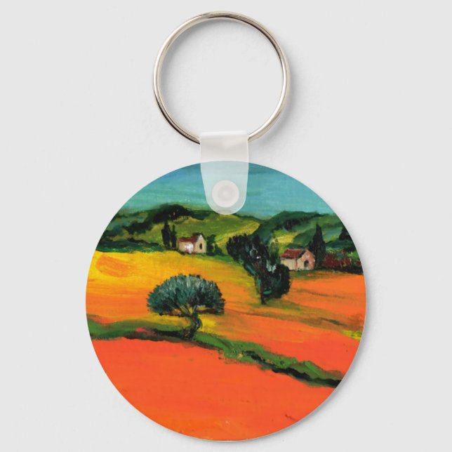 TUSCANY LANDSCAPE,detail Key Ring (Front)
