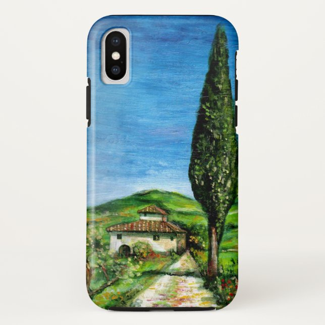TUSCANY LANDSCAPE / OLD FARMHOUSE IN CHIANTI Case-Mate iPhone CASE (Back)