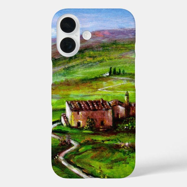 TUSCANY LANDSCAPE WITH GREEN HILLS Case-Mate iPhone CASE (Back)