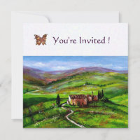 TUSCANY LANDSCAPE WITH GREEN HILLS