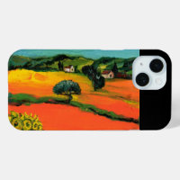 TUSCANY LANDSCAPE WITH SUNFLOWERS