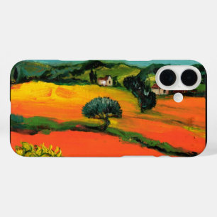 TUSCANY LANDSCAPE WITH SUNFLOWERS iPhone 16 PLUS CASE